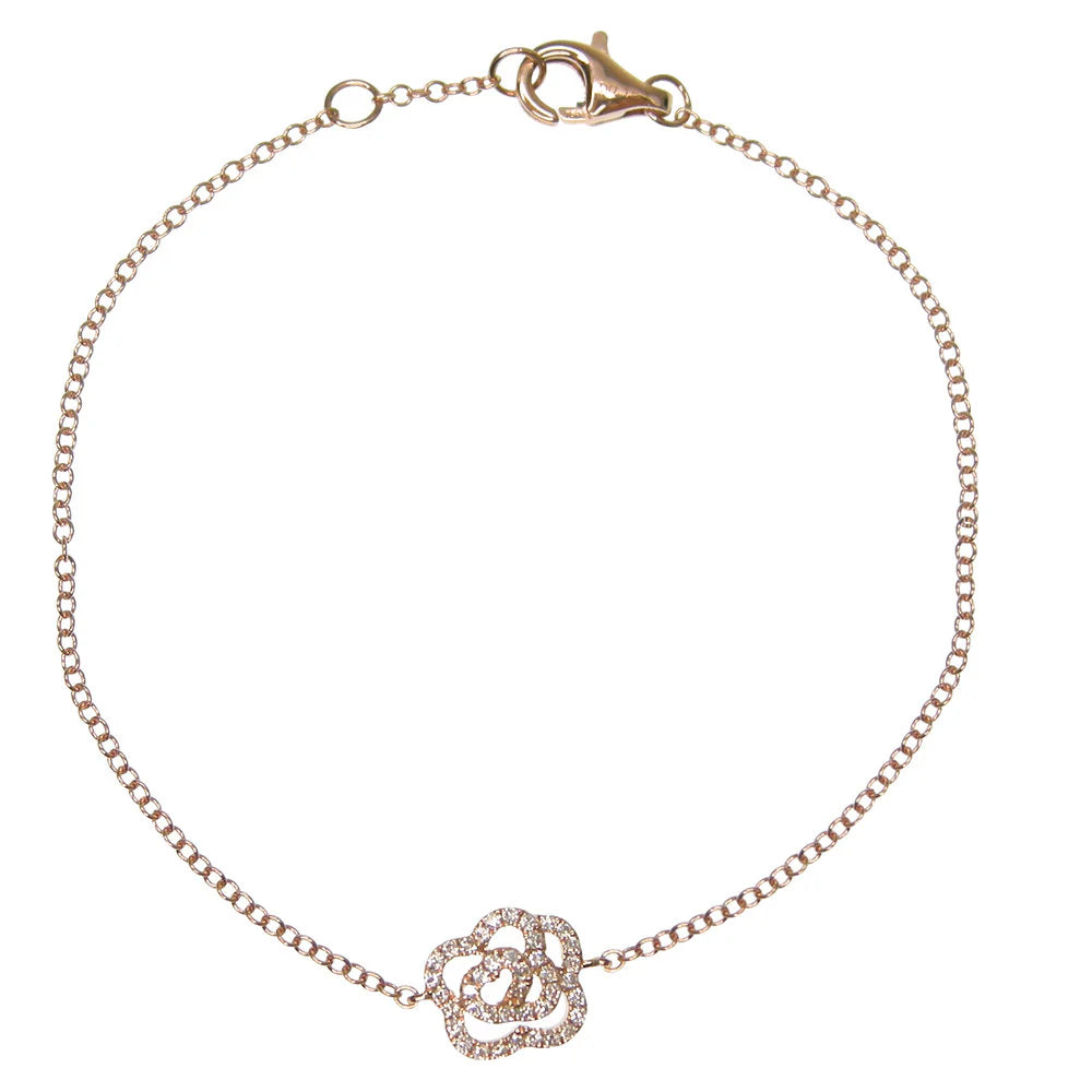 Diamond Rose Bracelet