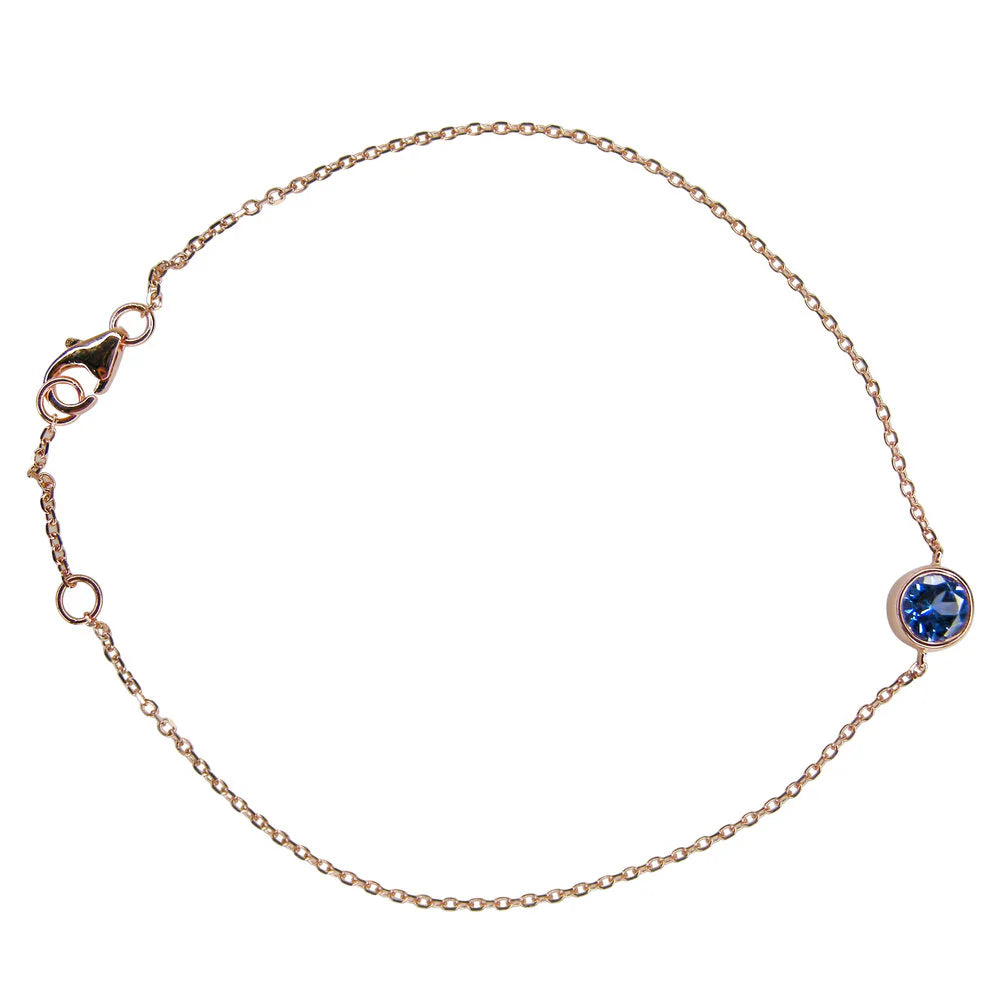 Tanzanite Birthstone Bracelet