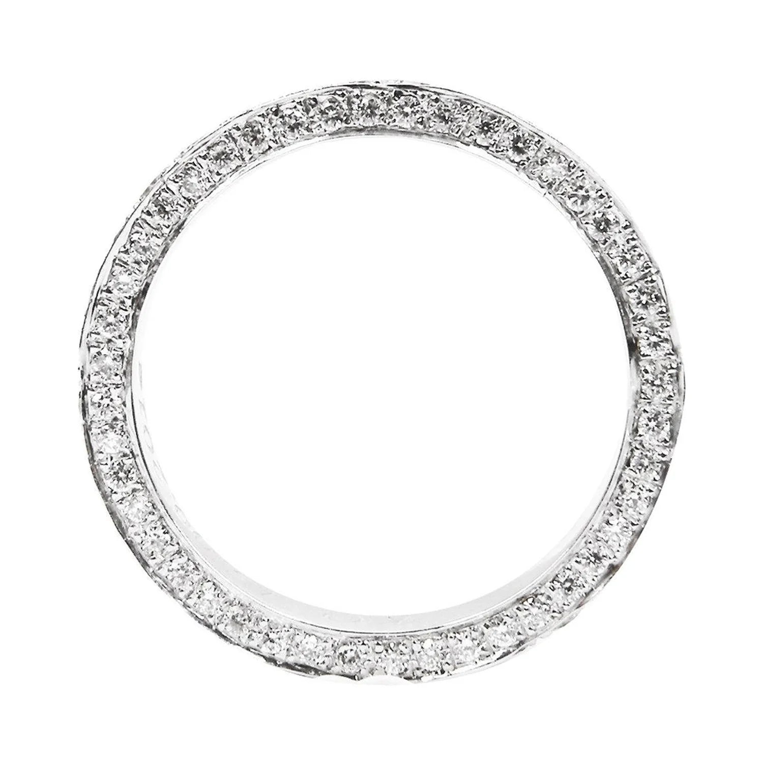 Signature Triple Edge Diamond Eternity Ring