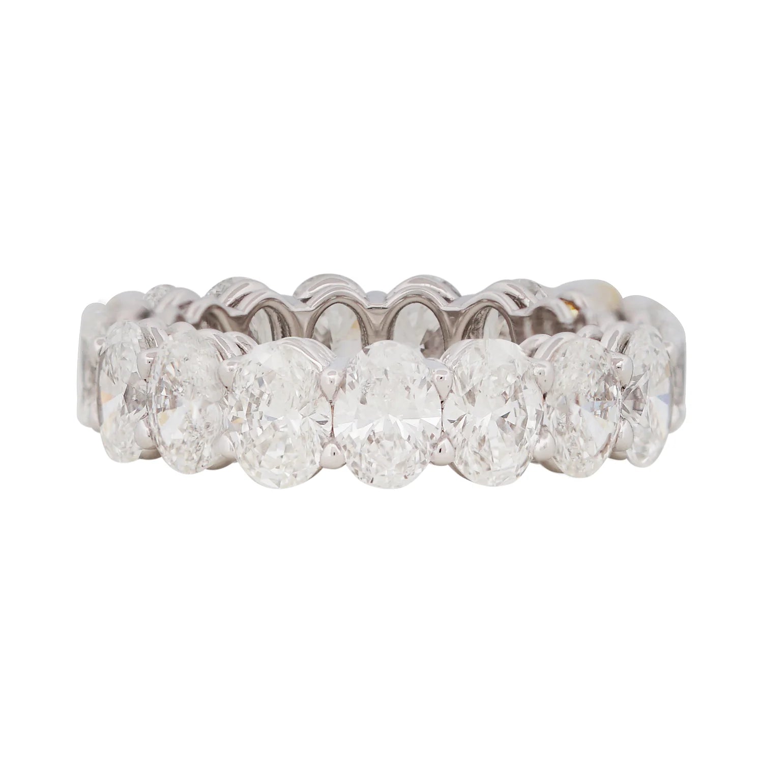 Oval Cut Diamond Eternity Ring