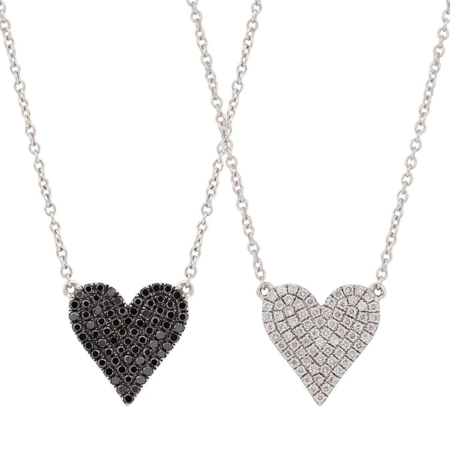 Signature Reversible Diamond Heart Pendant