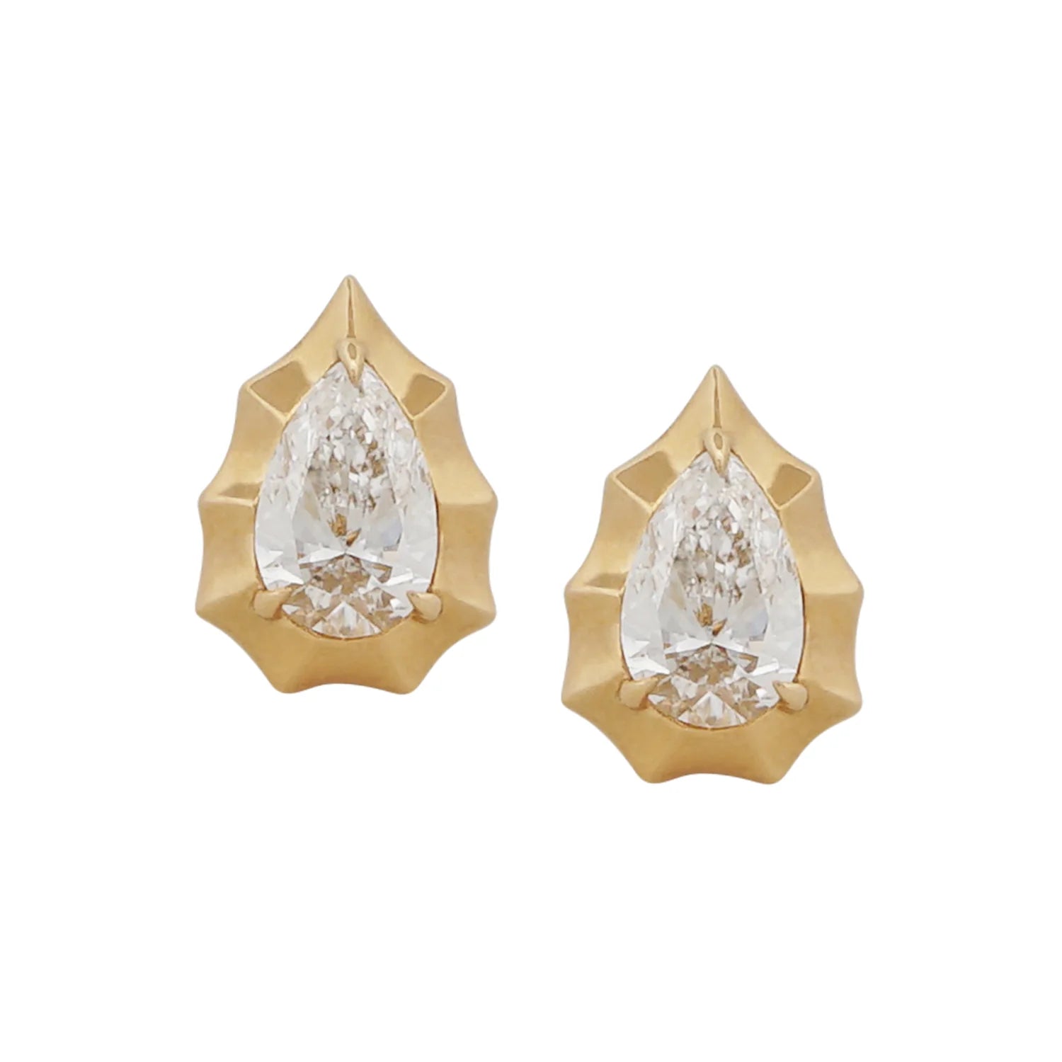 Emerald & Diamond Vine Earrings