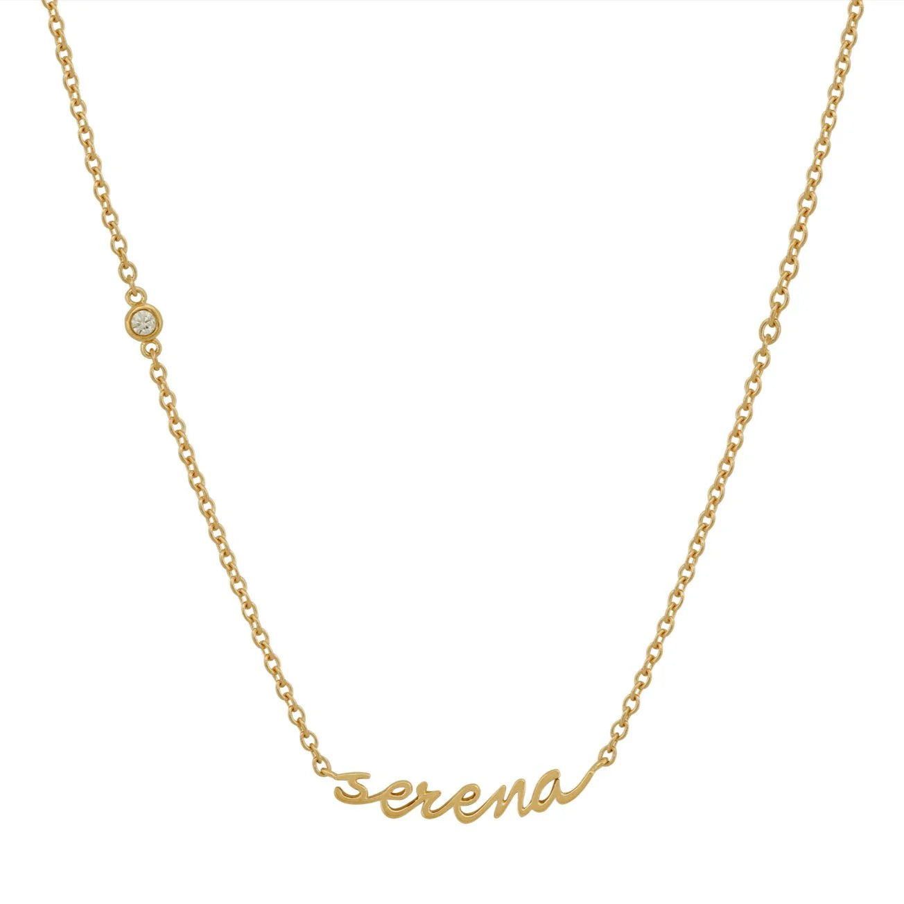 Mini Nameplate Calligraphy Necklace