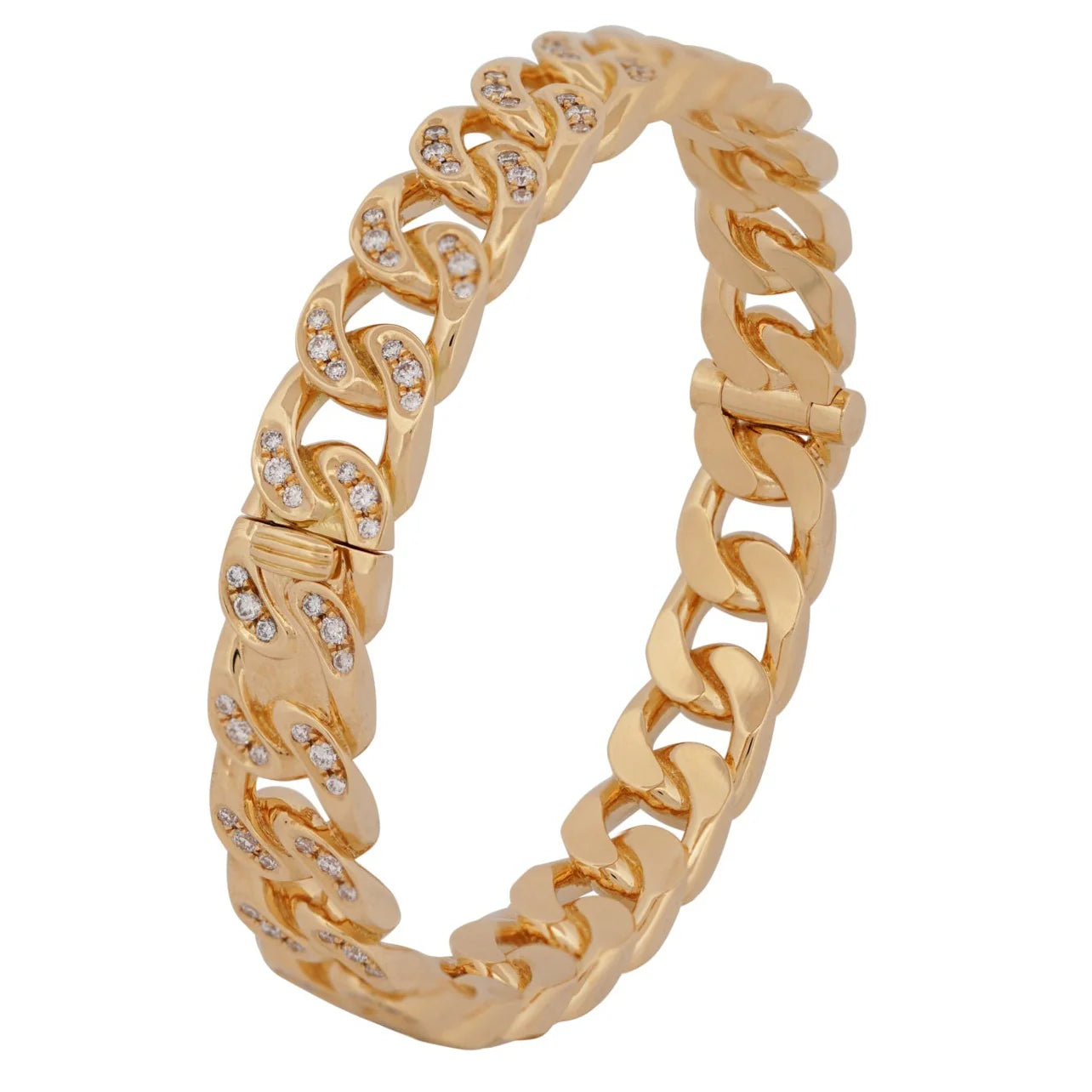 Cuban Link Diamond Bangle