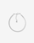 Monti Sleek Snake Chain Fluid Bracelet in 925 Sterling Silver by Handiora