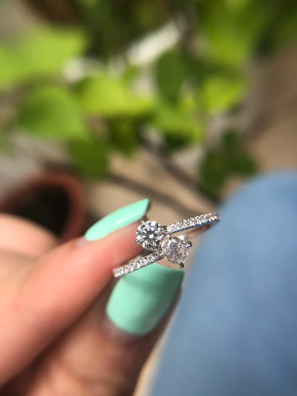 Toi Et Moi Diamond Ring