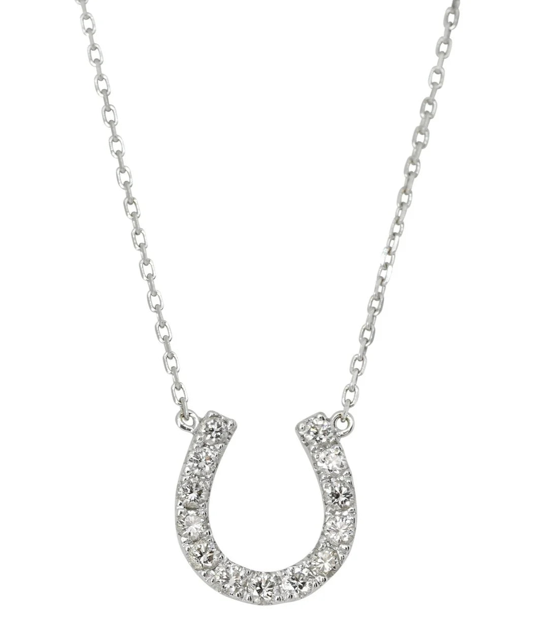 Diamond Horseshoe Pendant