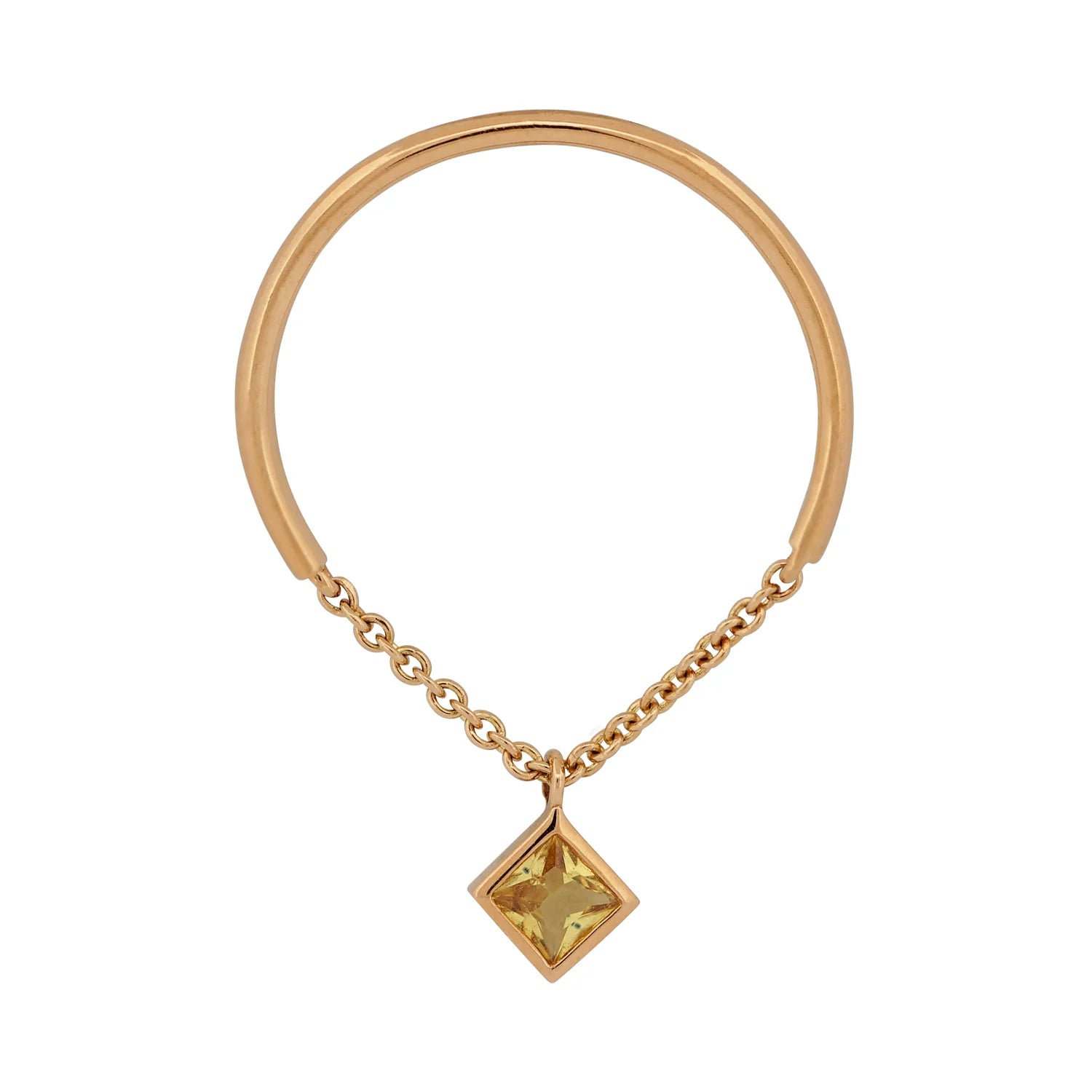 Chakra Princess Yellow Sapphire Ring