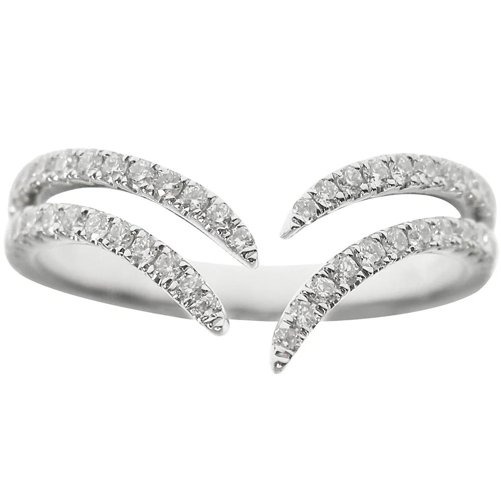 Diamond Plume Ring