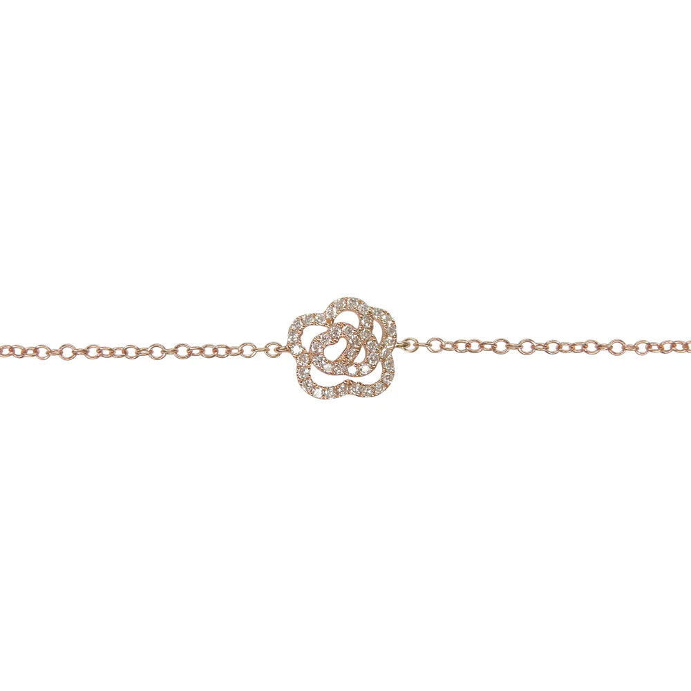 Diamond Rose Bracelet