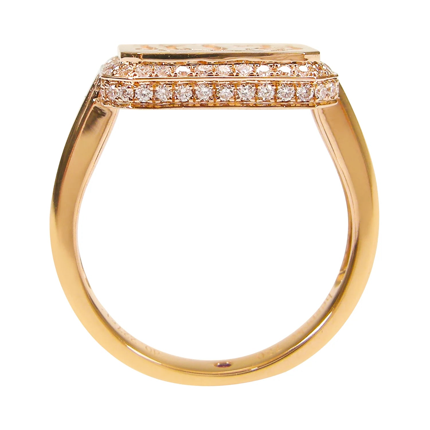 Signature Diamond Signet Ring
