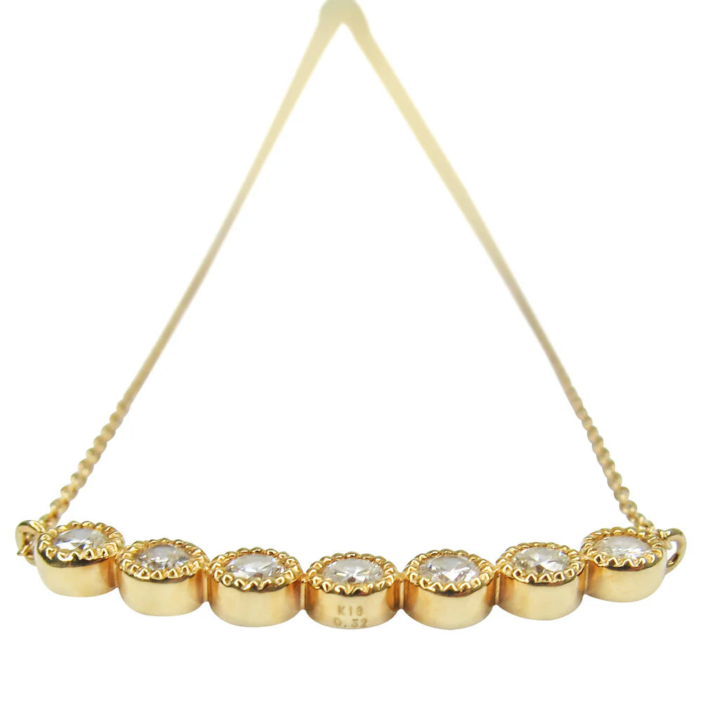 Seven Stone Diamond Necklace