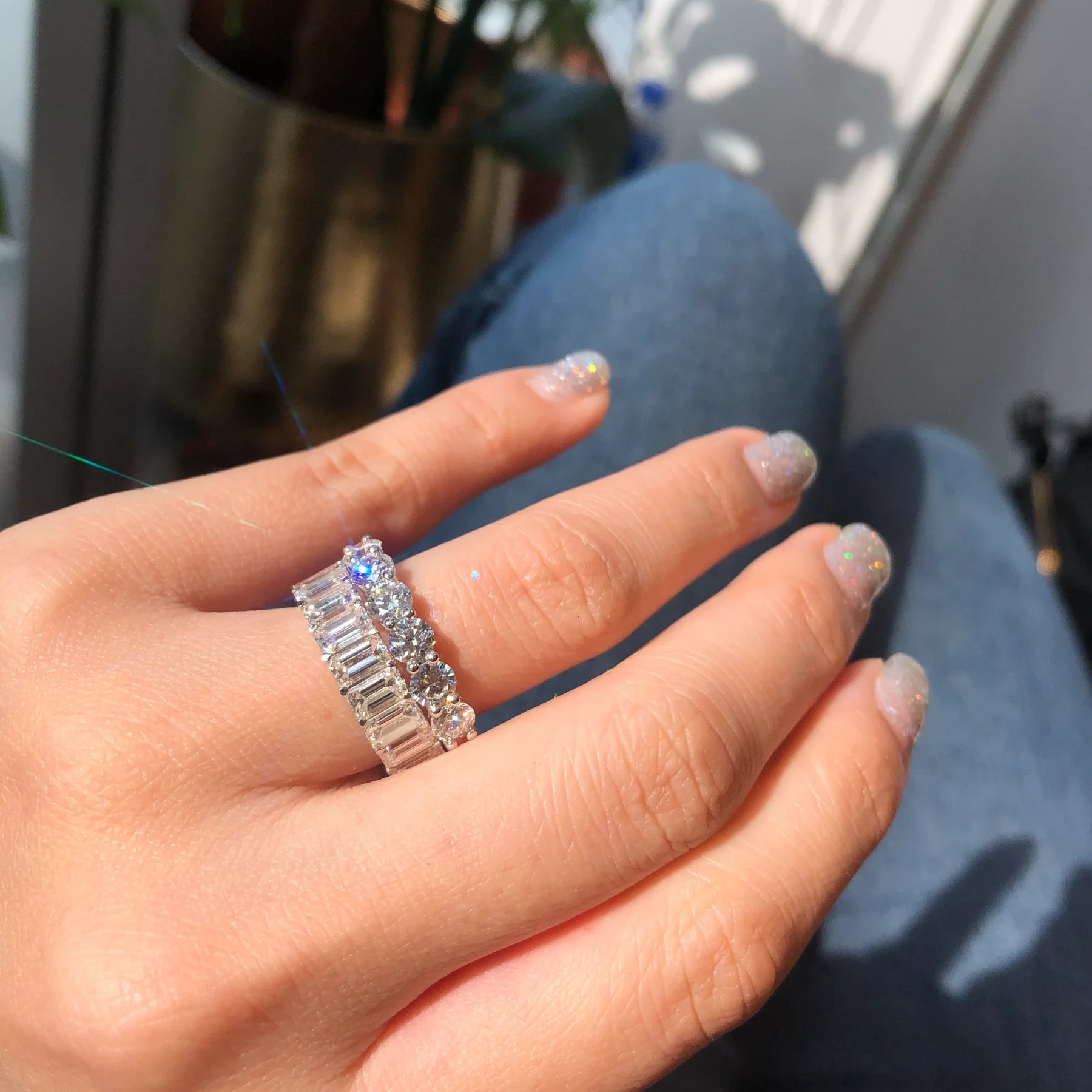 Six Stone Diamond Band