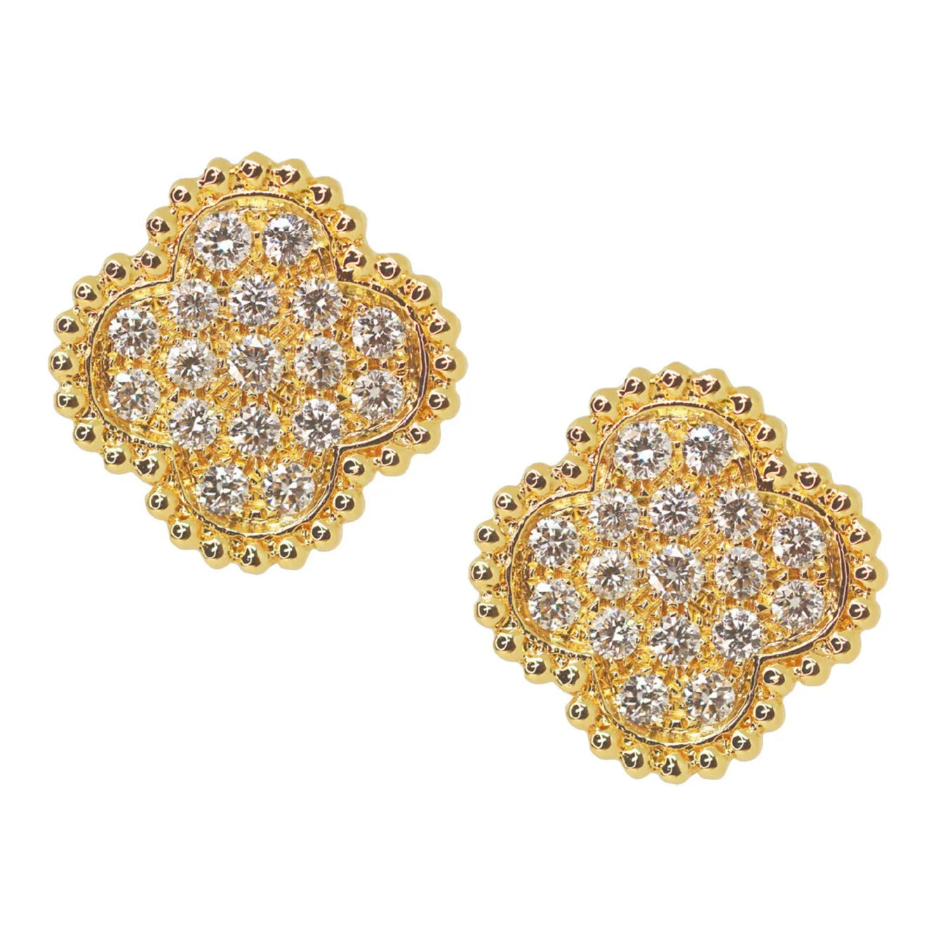 Diamond and Malachite Drop Earrings