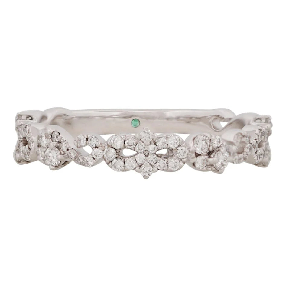 Signature Lace Diamond 3/4 Wedding Band