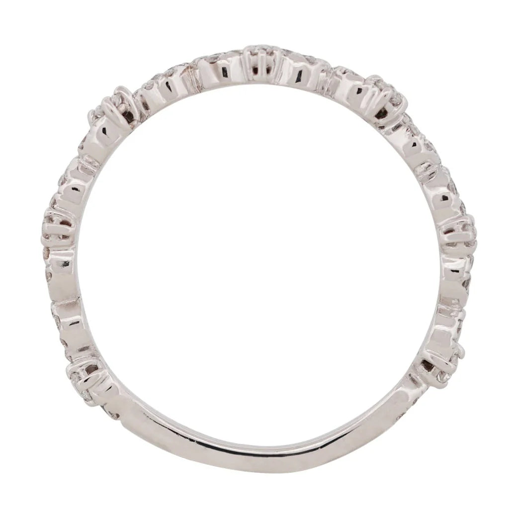 Signature Lace Diamond 3/4 Wedding Band