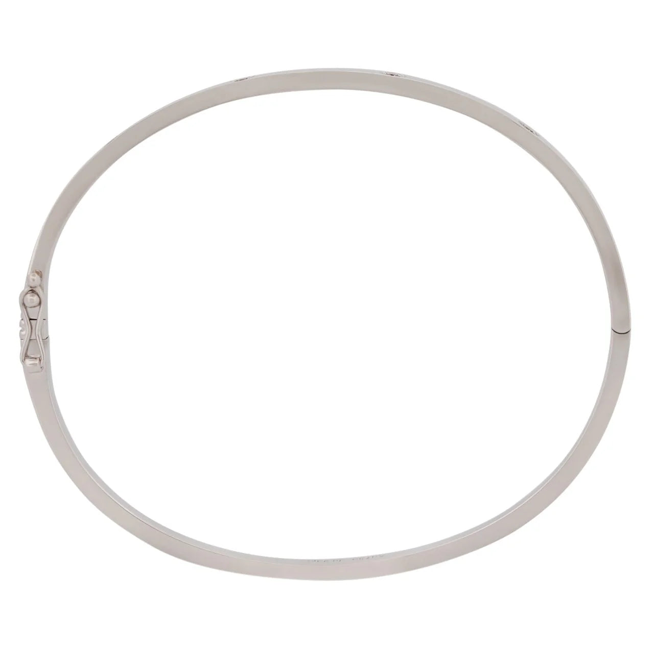 Flush Set Diamond Bangle