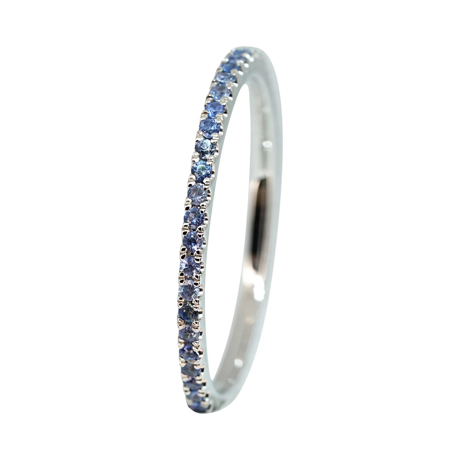 Sky Blue Sapphire Eternity Ring