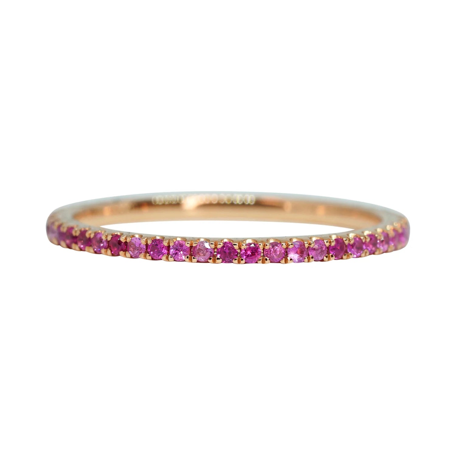 Pink Sapphire Eternity Ring
