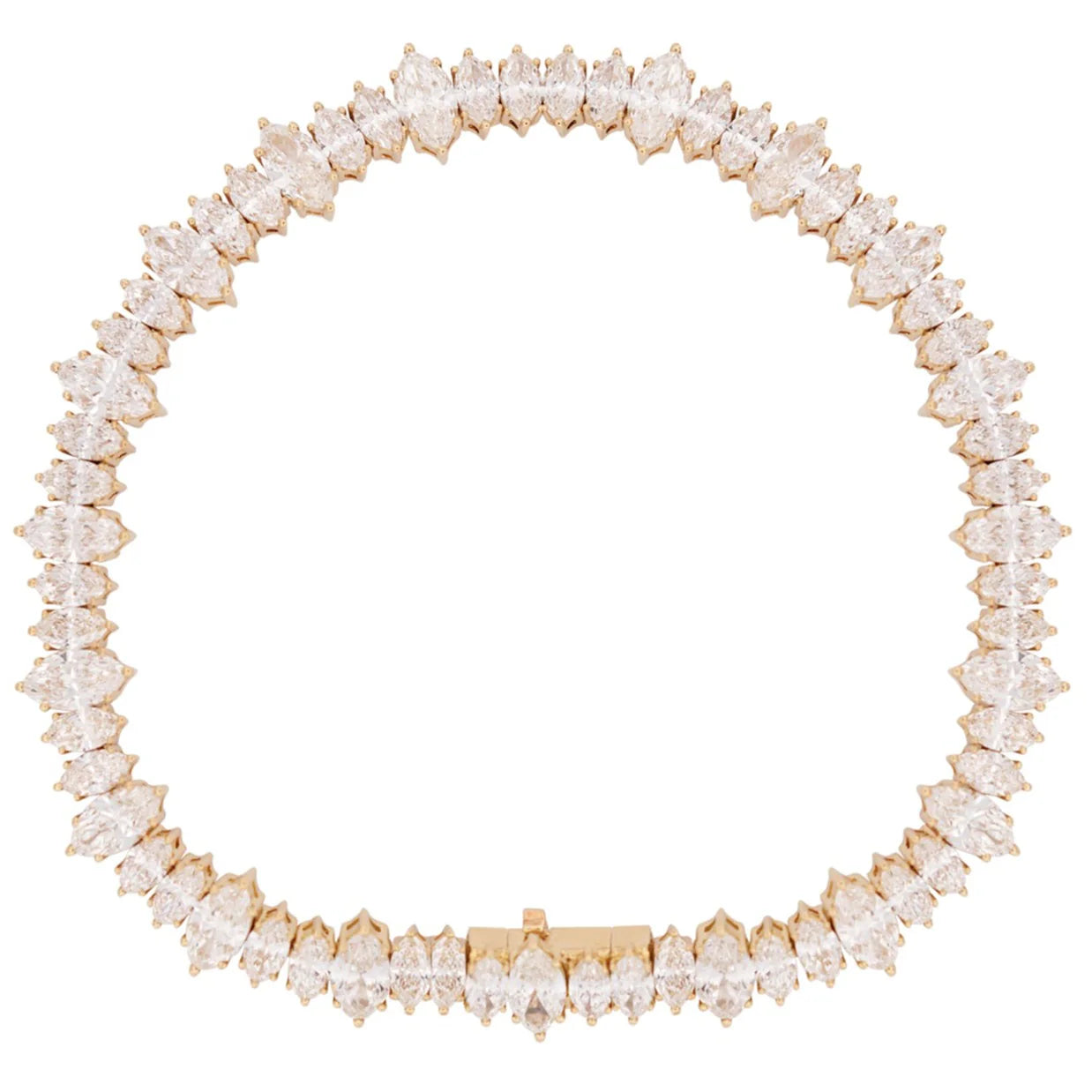 Marquise Cut Diamond Tennis Bracelet