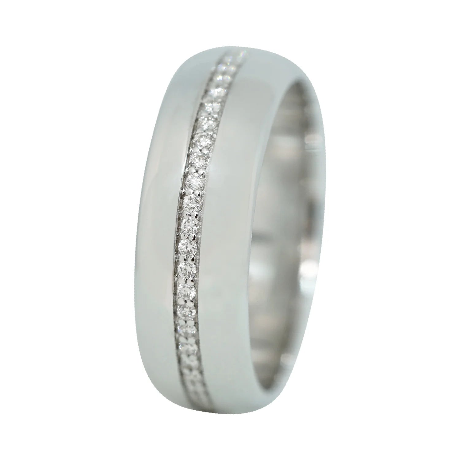 Signature Pavé Diamond Eternity Wedding Band