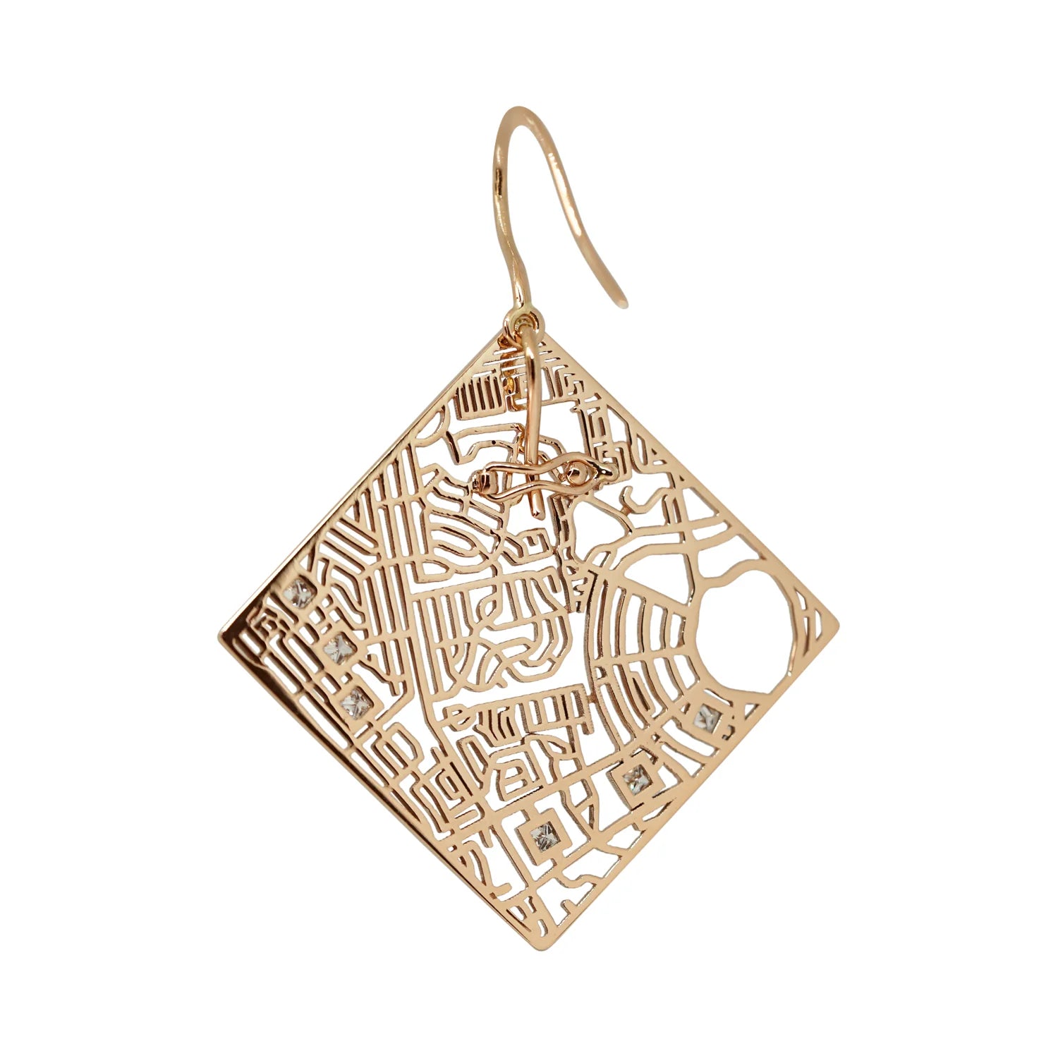 Handiora Map Earrings