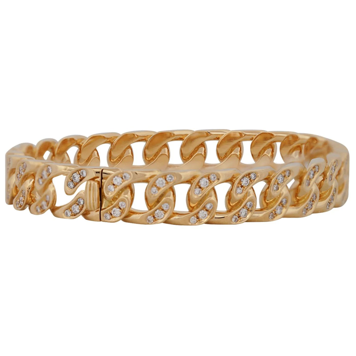 Cuban Link Diamond Bangle