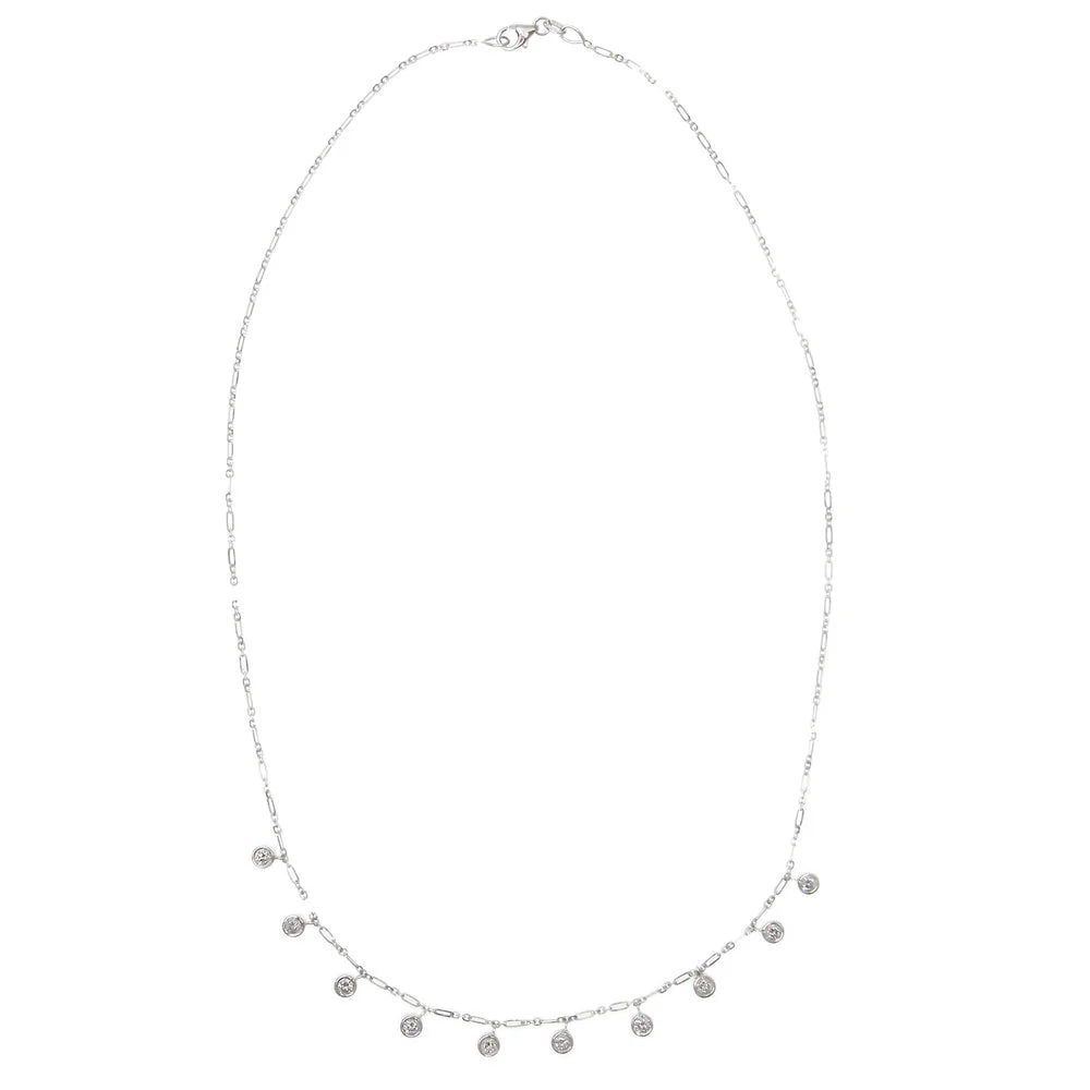 Diamond Droplet Necklace