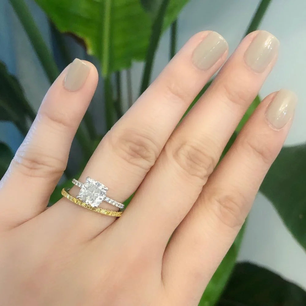 Vivid Yellow Diamond Eternity Ring