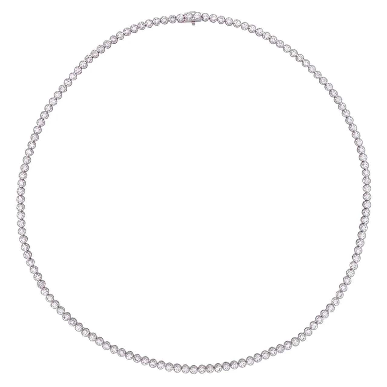 Cupcake Set Diamond Tennis Necklace