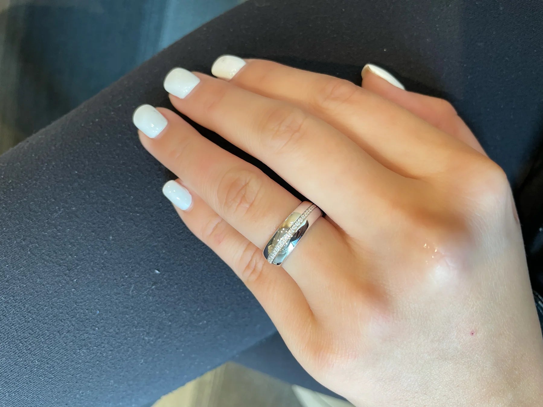 Signature Pavé Diamond Eternity Wedding Band