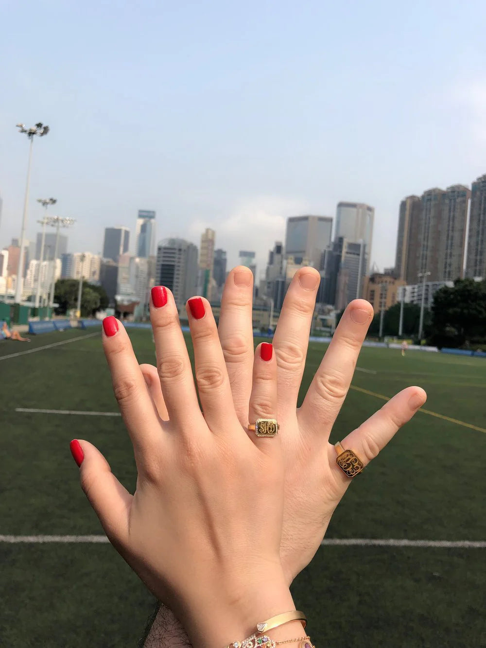 Signature Diamond Signet Ring