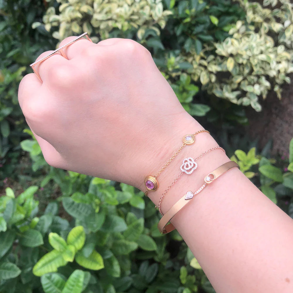 Diamond Rose Bracelet
