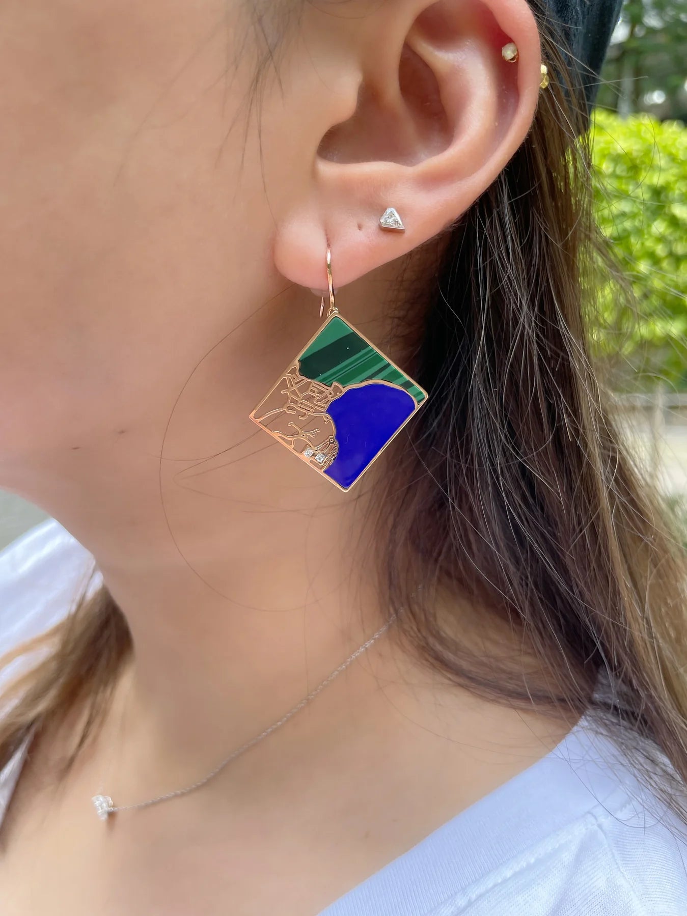 Handiora Map Earrings