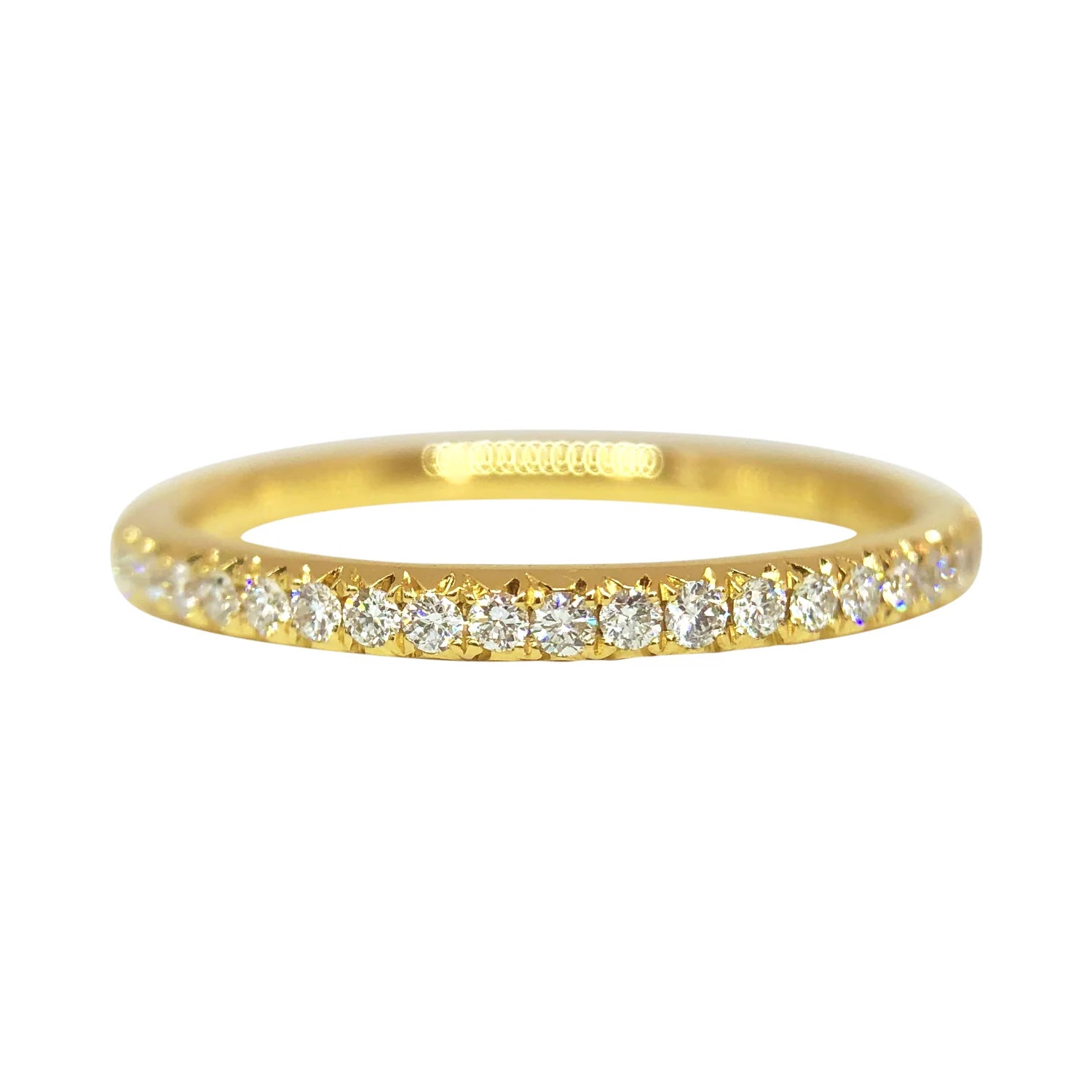 Signature French Pavé Diamond Eternity Ring