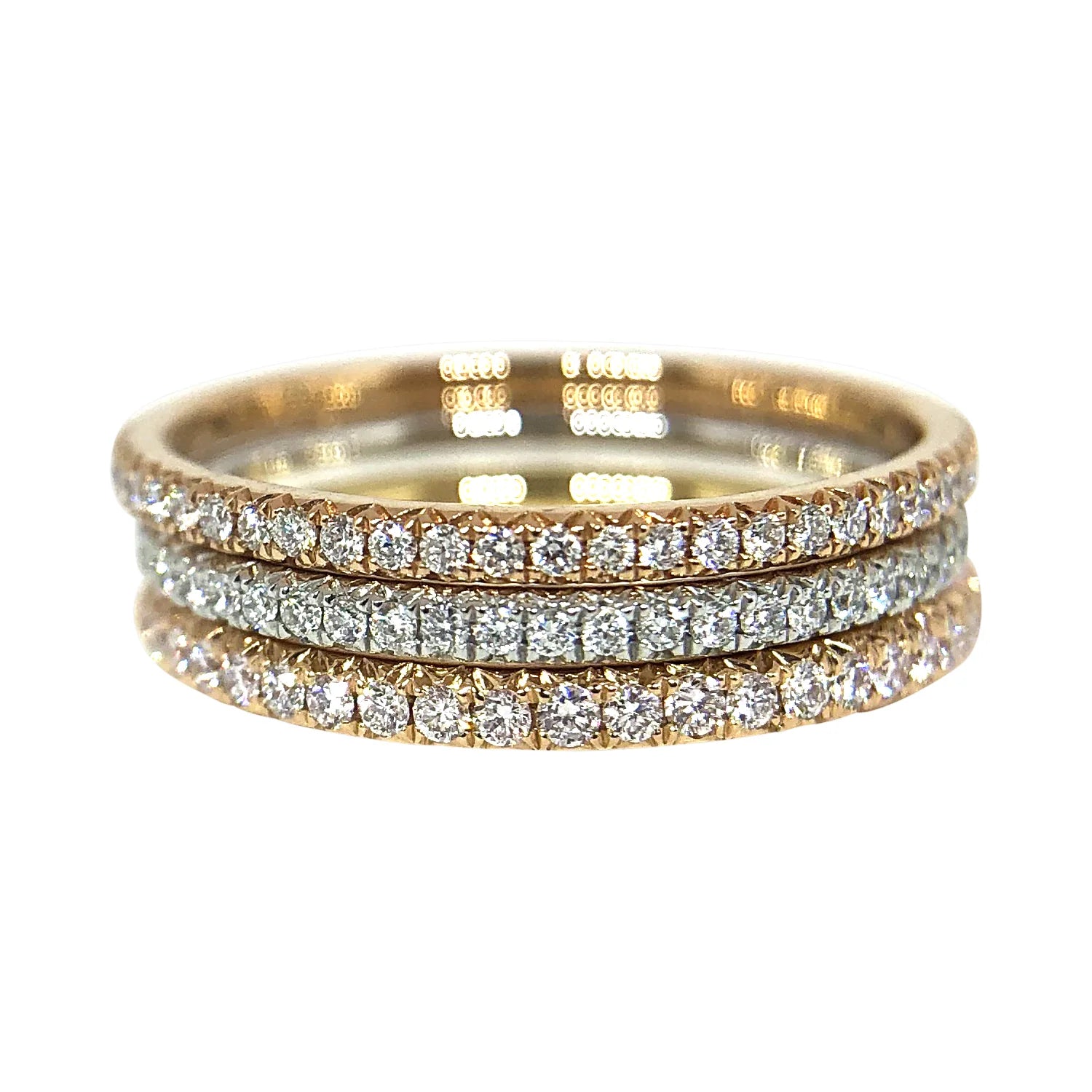 Signature French Pavé Diamond Eternity Ring