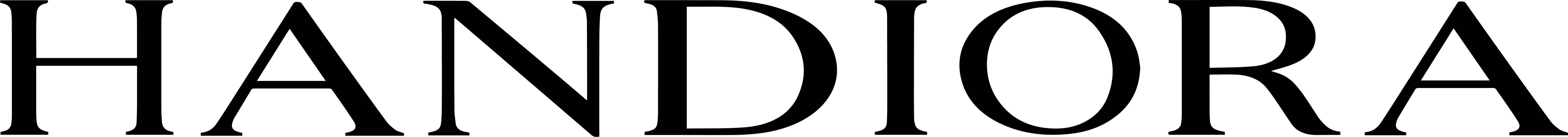 Handiora logo in black text on a white background