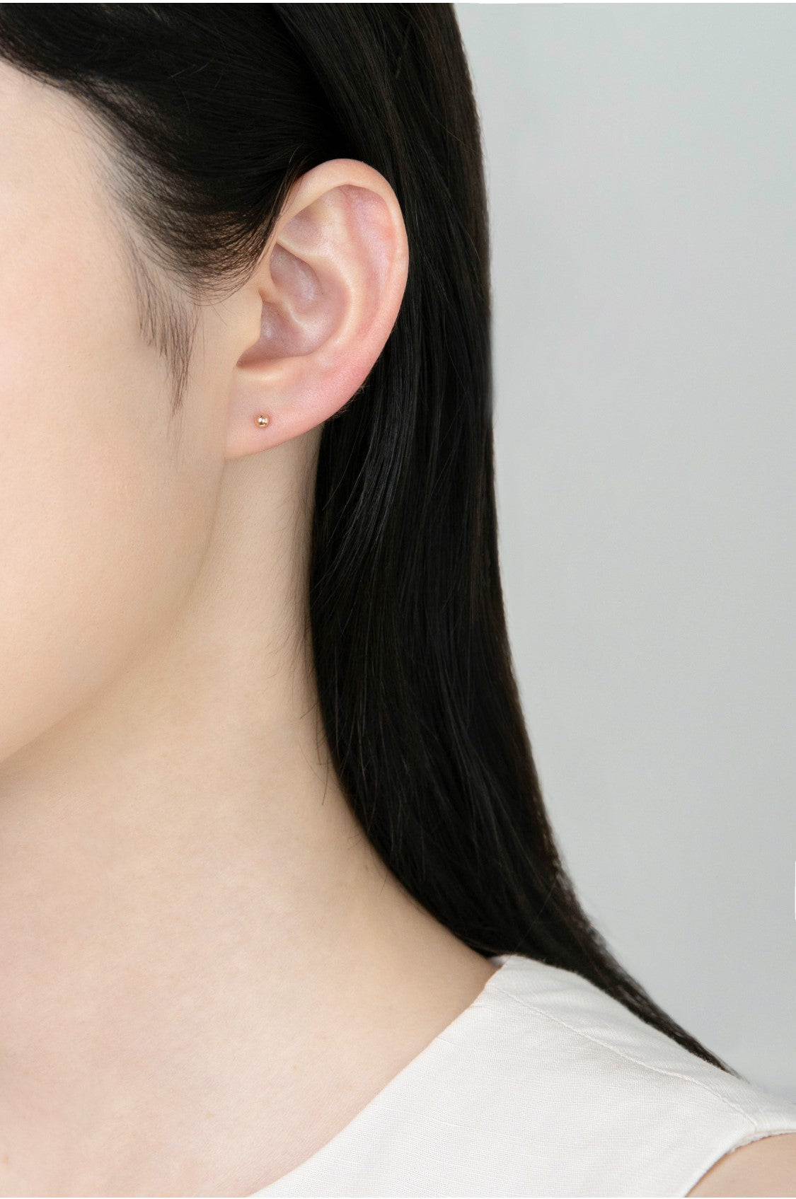 Pair of 14K Basic Ball With Armons Earrings polished finish