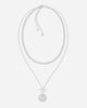 Vici Layering Set with Monti Choker and Venice Coin Necklace in 925 Sterling Silver by Handiora