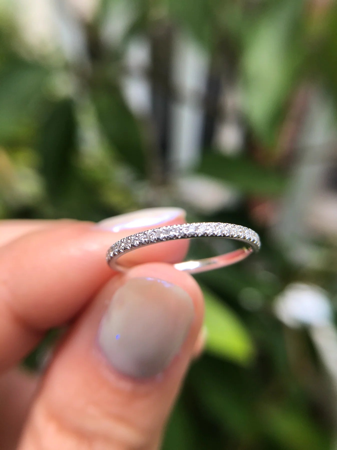 Signature French Pavé Diamond Eternity Ring