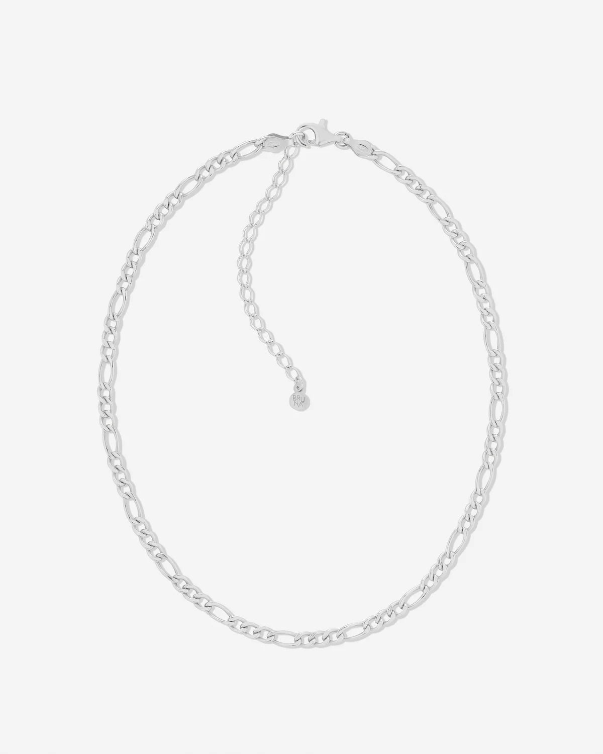 Monte Carlo Figaro Chain Choker Necklace in 925 Sterling Silver by Handiora